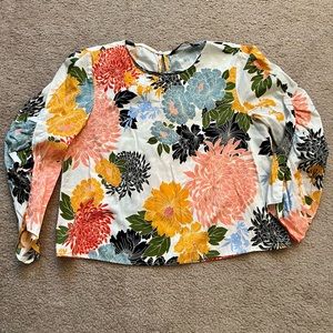 ZARA FLOWER BLOUSE